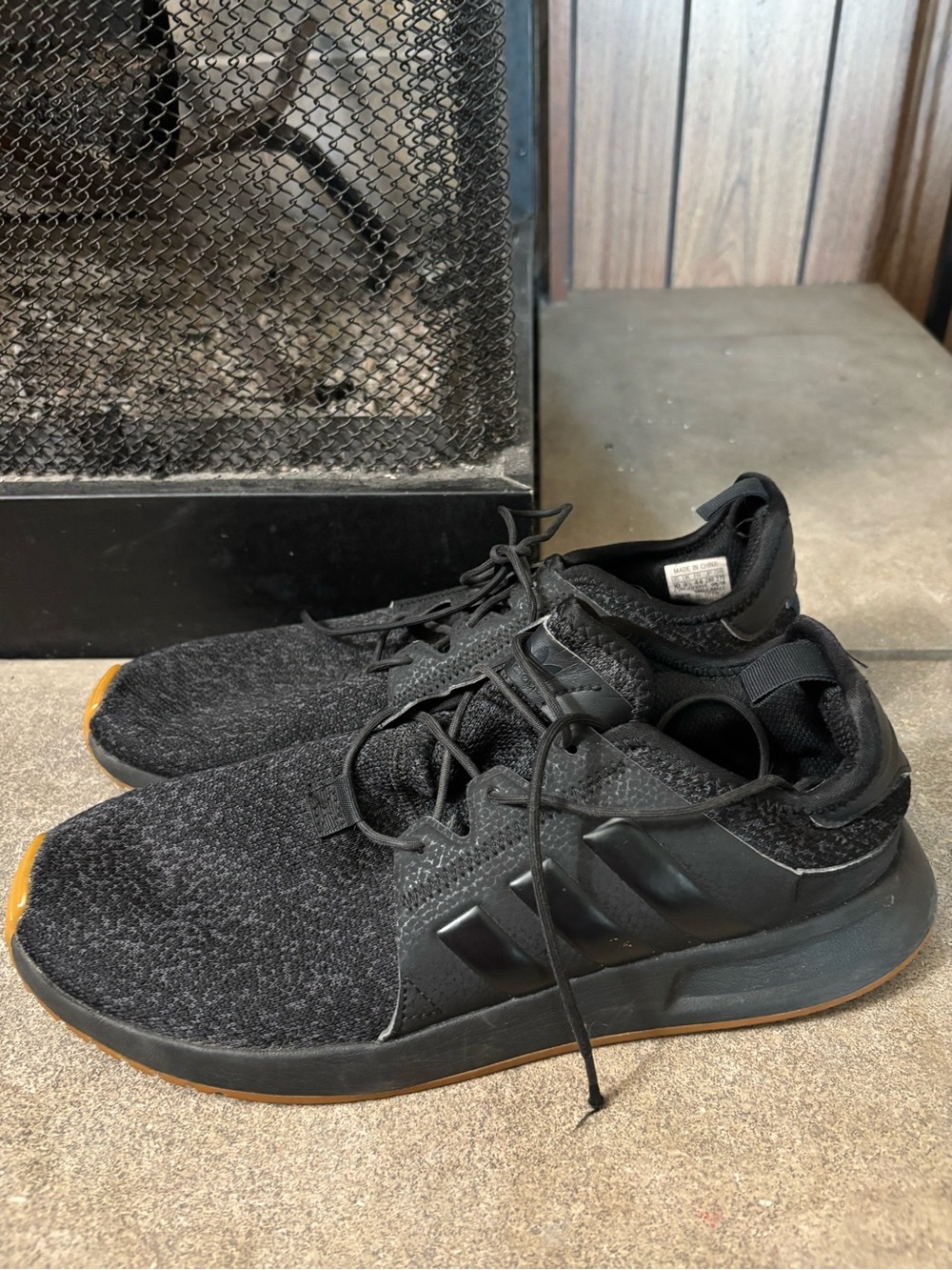 Adidas X_PLR 'Black Gum' low top men's tennis shoes size 10 NEW